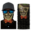 Clown Face Shield Tube Neck Gaiter Mask Polyester Seamless Bandana