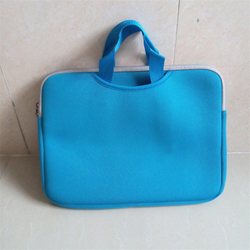 Custom Printed Neoprene Laptop Sleeve Crossbody Computer Messenger Bag