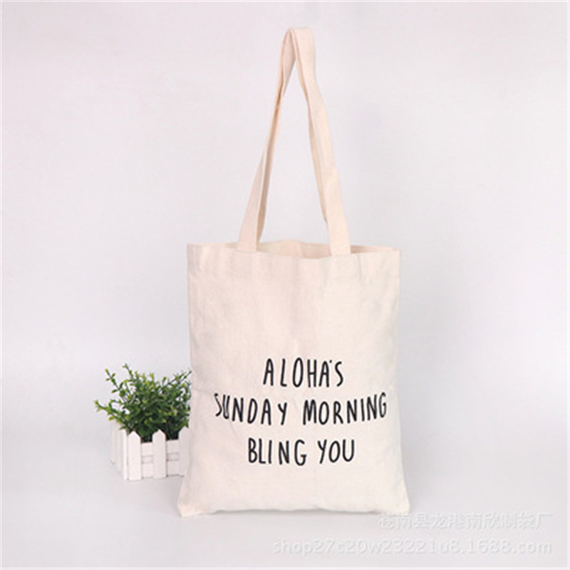Promotional Blank Cotton Tote Bags / Canvas Cotton Shopping Bag / Cheap Cotton Bag