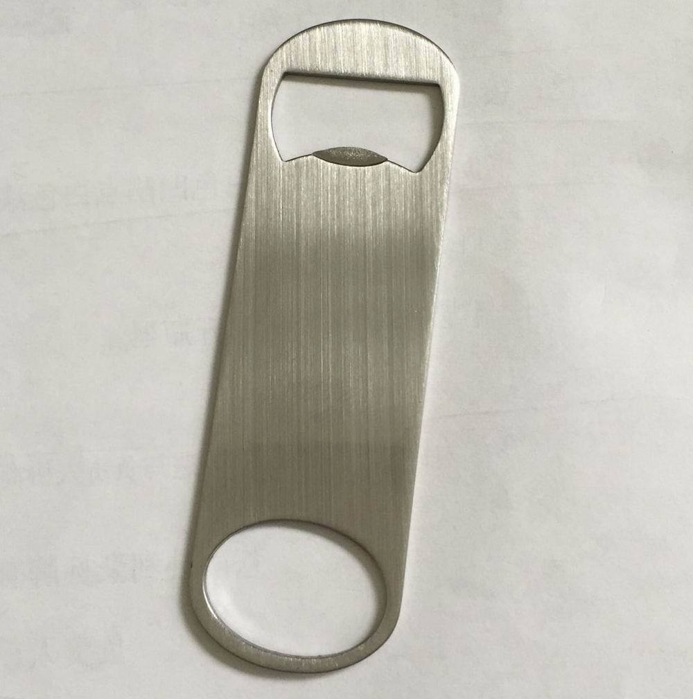Customized Logo Cast Iron Bar Metal Rainbow Multifunction Beer Bottle Opener Bar Blade Stainless Steel Plain Bottle Opener