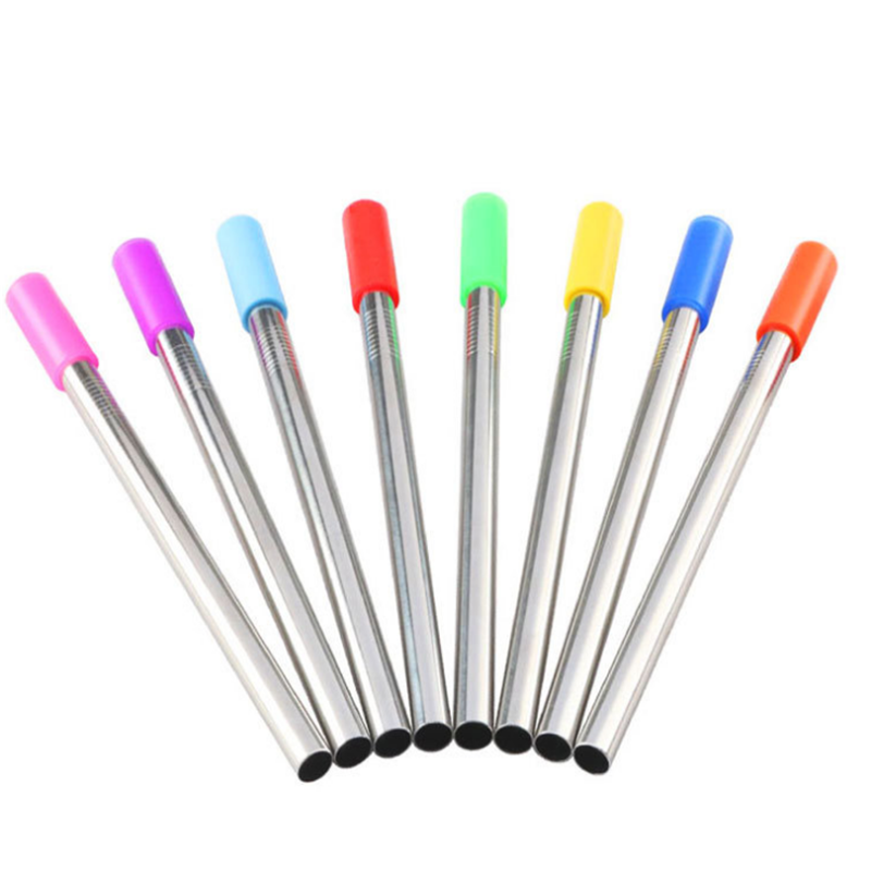 Eco-friendly Colorful Stainless Steel Straw Drinking For Bar 