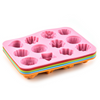 Wholesale set of silicone ice cube tray, Christmas Mold Ice Cube Silicone Tray