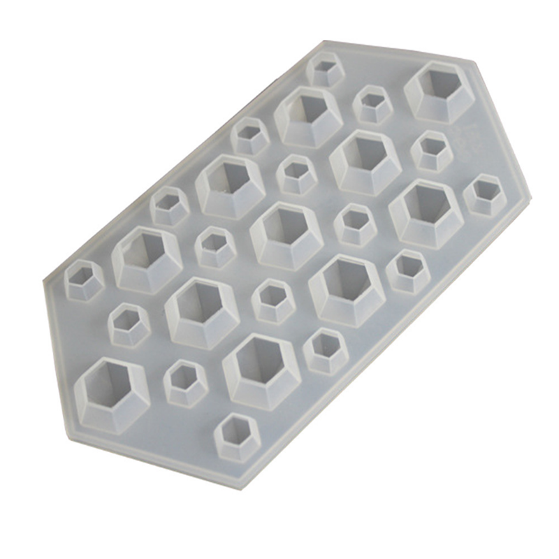 100% Food Grade Silicone Ice Cube Molds Diamond Shape Crystal Clear Ice Cube Tray