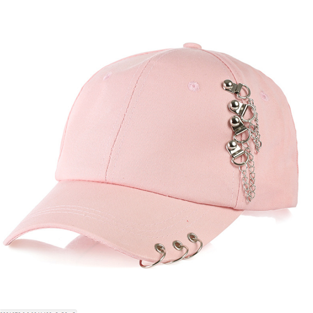 Fashionable Hat Outdoor Sports Iron- Hoop Pure Color Baseball Caps