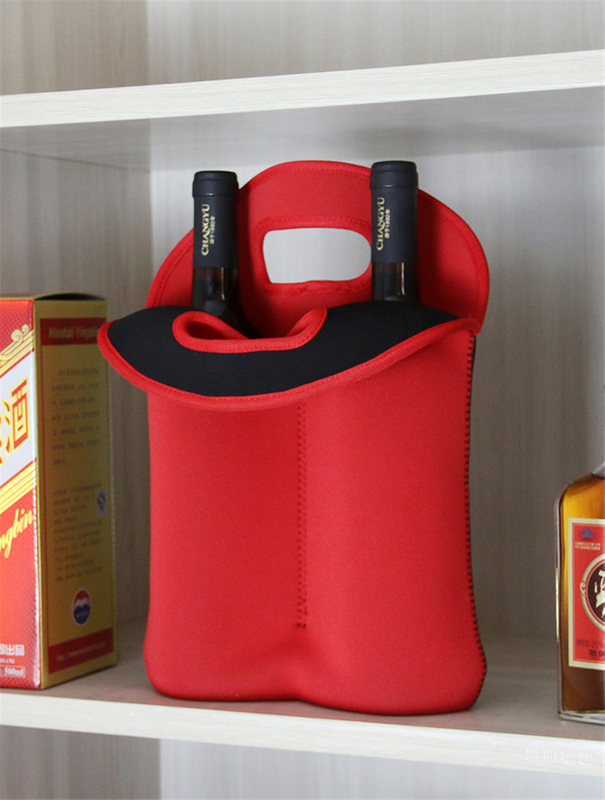 Custom Low Price Free Design Single Neoprene Wine Beer Bottle Cooler