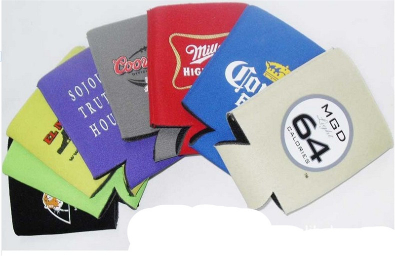 Branded Printed Neoprene Stubby Holder Full Color Printing Can Coolers Beer Can Cooler