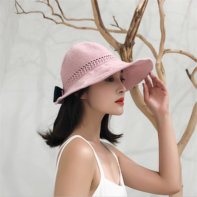Summer Multi-colors Cheap Ladies Blank Bucket Hats Straw