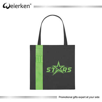 Customized Logo Printing Silk Screen Non-woven Recyclable Tote Bag