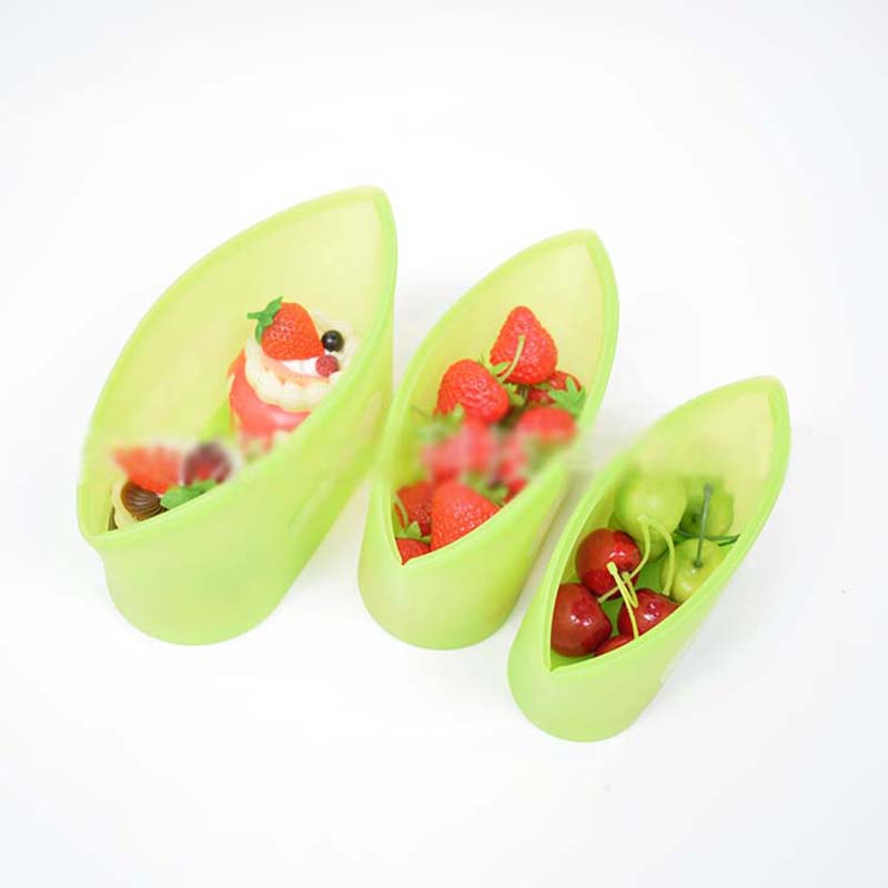 Fruits Vegetable Meats Prervation Container Stand Up Open Zip Shut Leakproof Airtight Reusable Silicone Food Storage Bags 