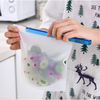 Fruits Vegetable Meats Preservation Container Eco Friendly Ziplock Leakproof Snack Reusable Silicone Food Storage Bag 