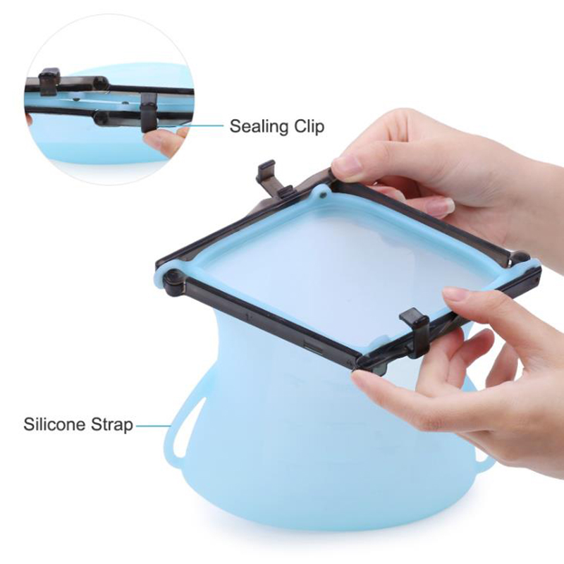 New Trending Product Silicone Kitchen Bag, Silicone Food Storage Bag Reusable